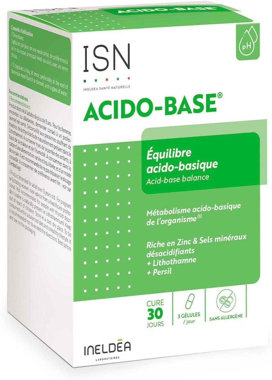 ISN Acido-Base : Avis et test sur le complément alimentaire Zinc et sels minéraux pour l’équilibre acido-basique – Cure de 30 jours. ISN Acido-Base : Avis et test sur le complément alimentaire Zinc et sels minéraux pour l’équilibre acido-basique – Cure de 30 jours.