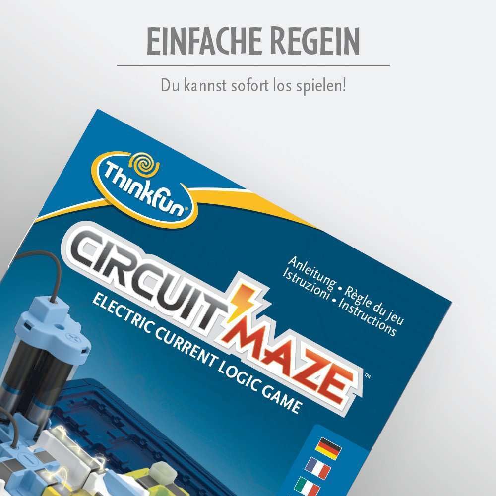 Think Fun- Circuit Maze Juego de habilidad (Ravensburger 76341) , color/modelo surtido
