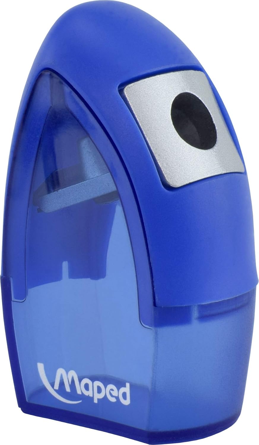 Maped - Tonic Compact 1-Hole Pencil Sharpener - Durable Metal Insert - Pack of 16 Sharpeners