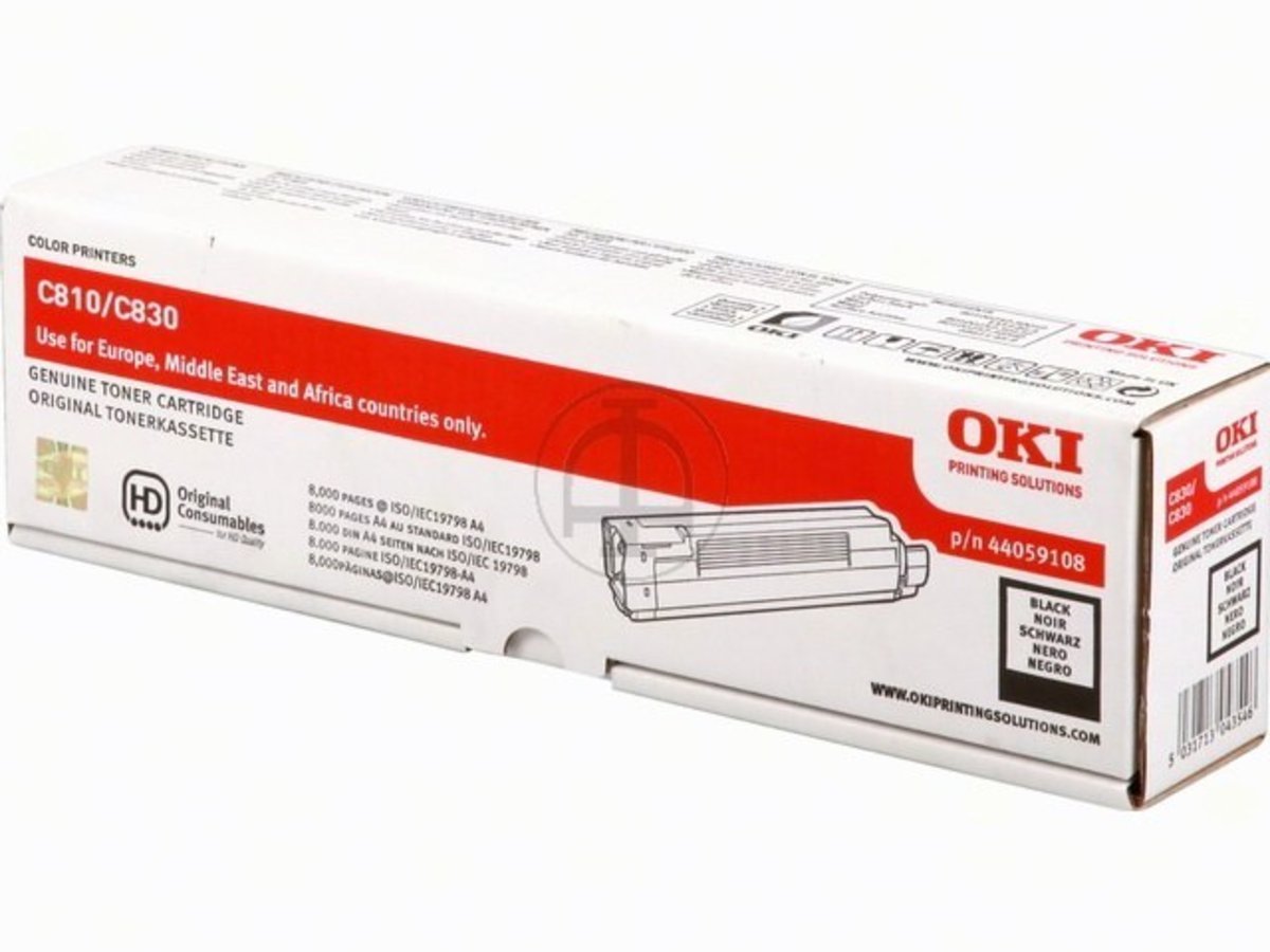 Toner black OKI C 830 N impression de documents administratifs - 4
