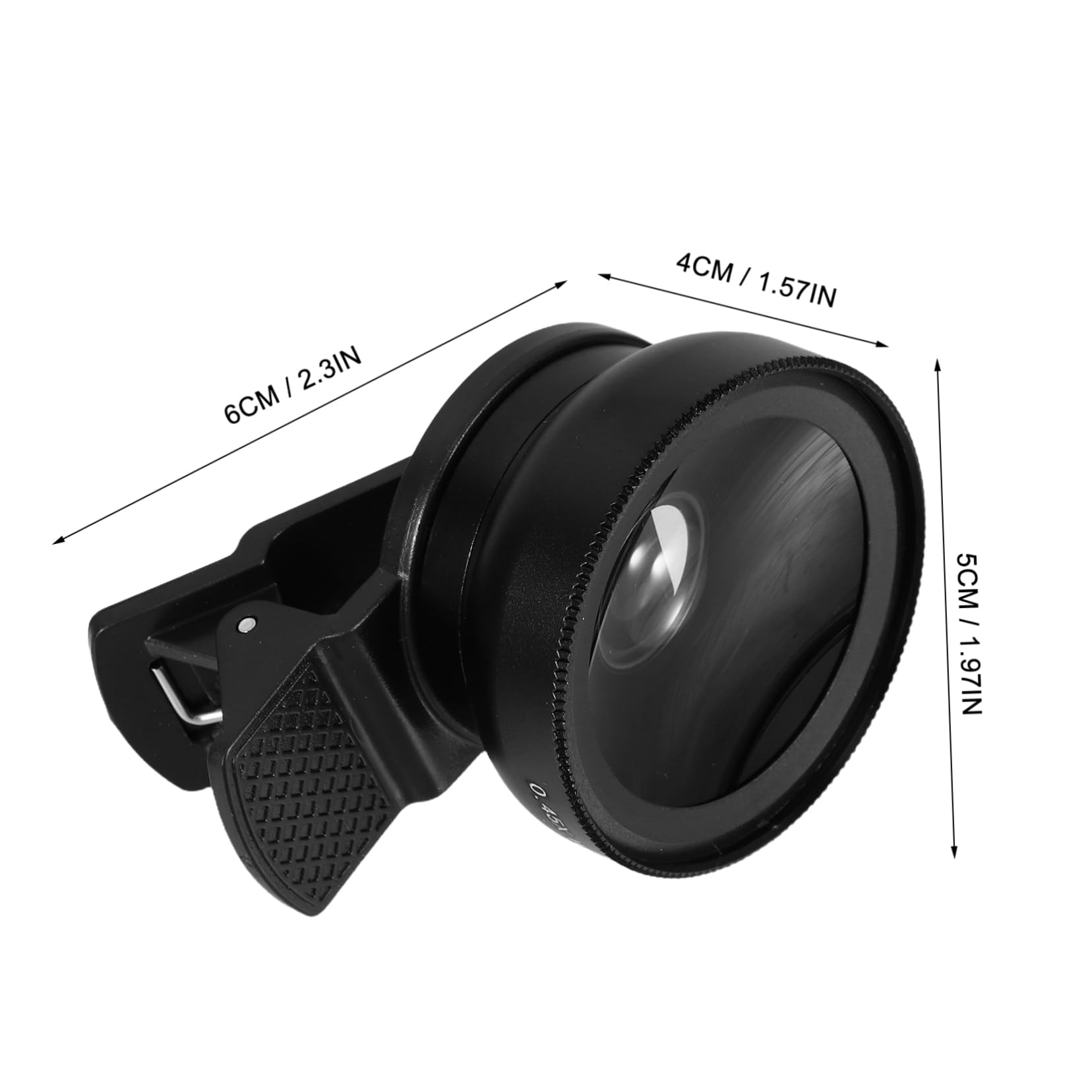LALAFINA 1 Mobile Phone Lens Kit Super Wide Angle Macro Lens Universal Clip Smartphone Photography