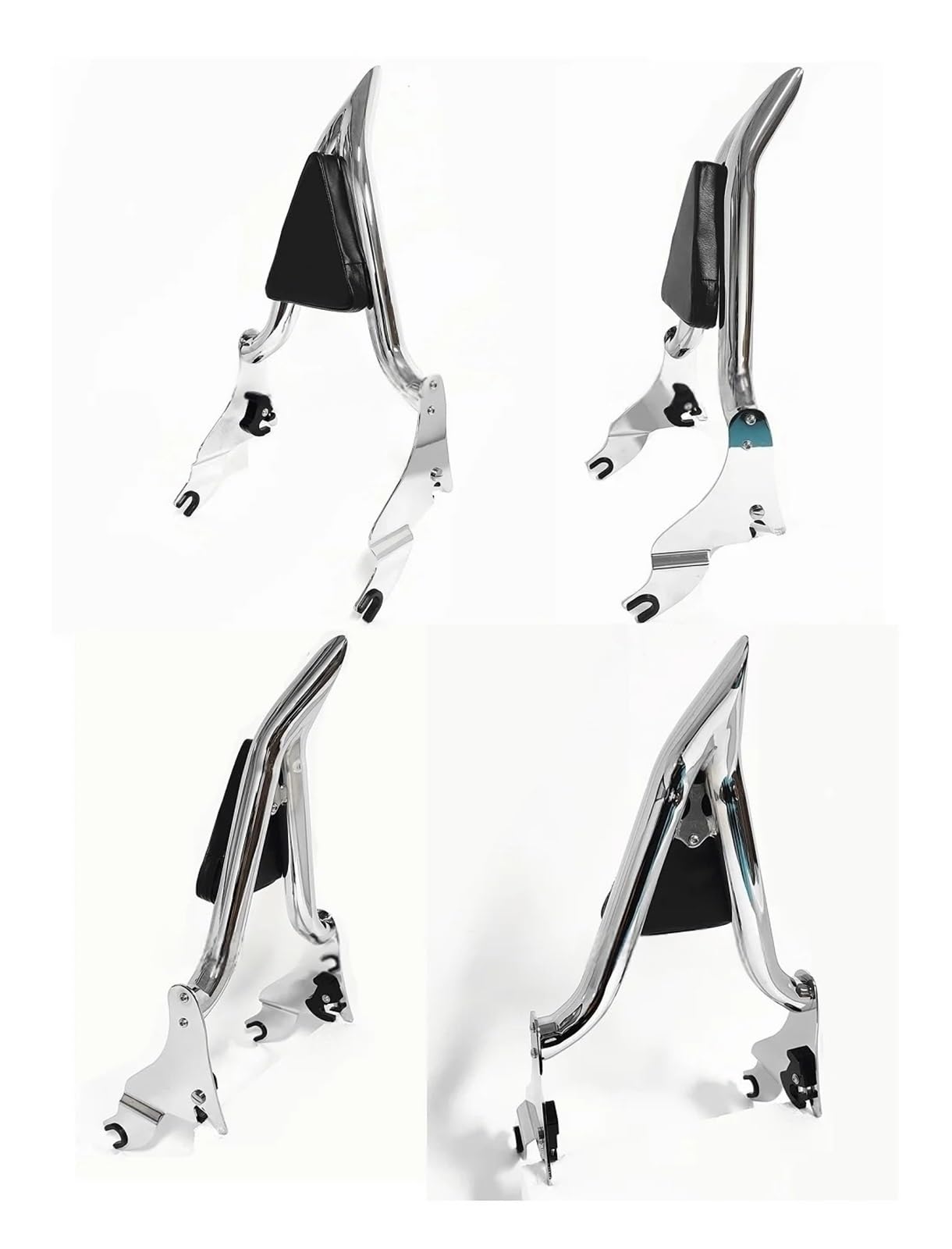 Oparcie na bagaż do motocykla Pasuje do Harley 2009 Up Road King przemieszczanie się po ulicy Ultra Electra Sissy Bar tylny bagażnik oparcie pasażera(09-26 Backrest Only)