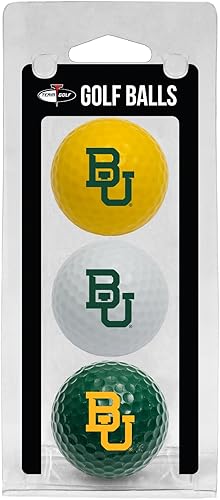 Vista 31 de Team Golf NCAA - Pelotas de golf de tamaño reglamentario, paquete de 3, impresión duradera del equipo a todo color varios colores del equipo.