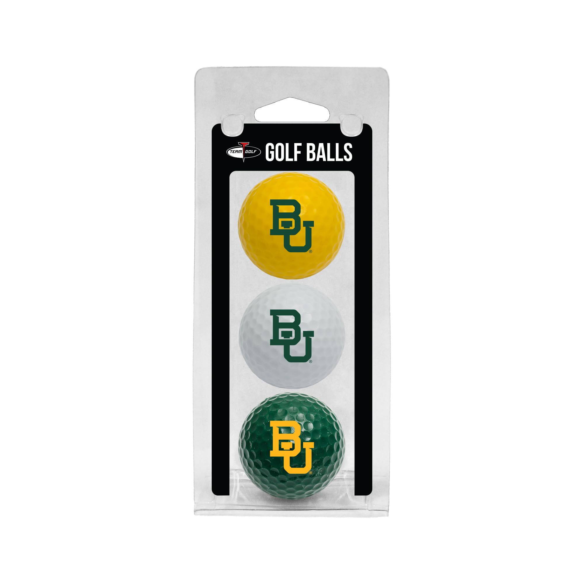 Team Golf NCAA Baylor Bears Regulation Size Golf Balls, 3 Pack, Full Color Durable Team Imprint — image 1