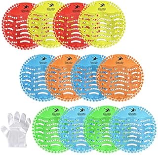 Flying swallow Urinal Screen, Splash Mats, Urinal Deodoriser, 12 Pack - Fits Most Top Urinal Brands & Waterless (Six flavors / 12 packs)