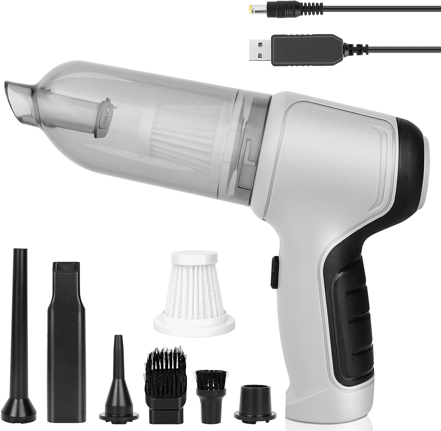 Aspirapolvere Portatile Senza Fili Aspirapolvere Per Auto Aspirazione Super Forte Mini Aspirapolvere Portatile Ad Alta Potenza Per Uso Domestico - Foto 3