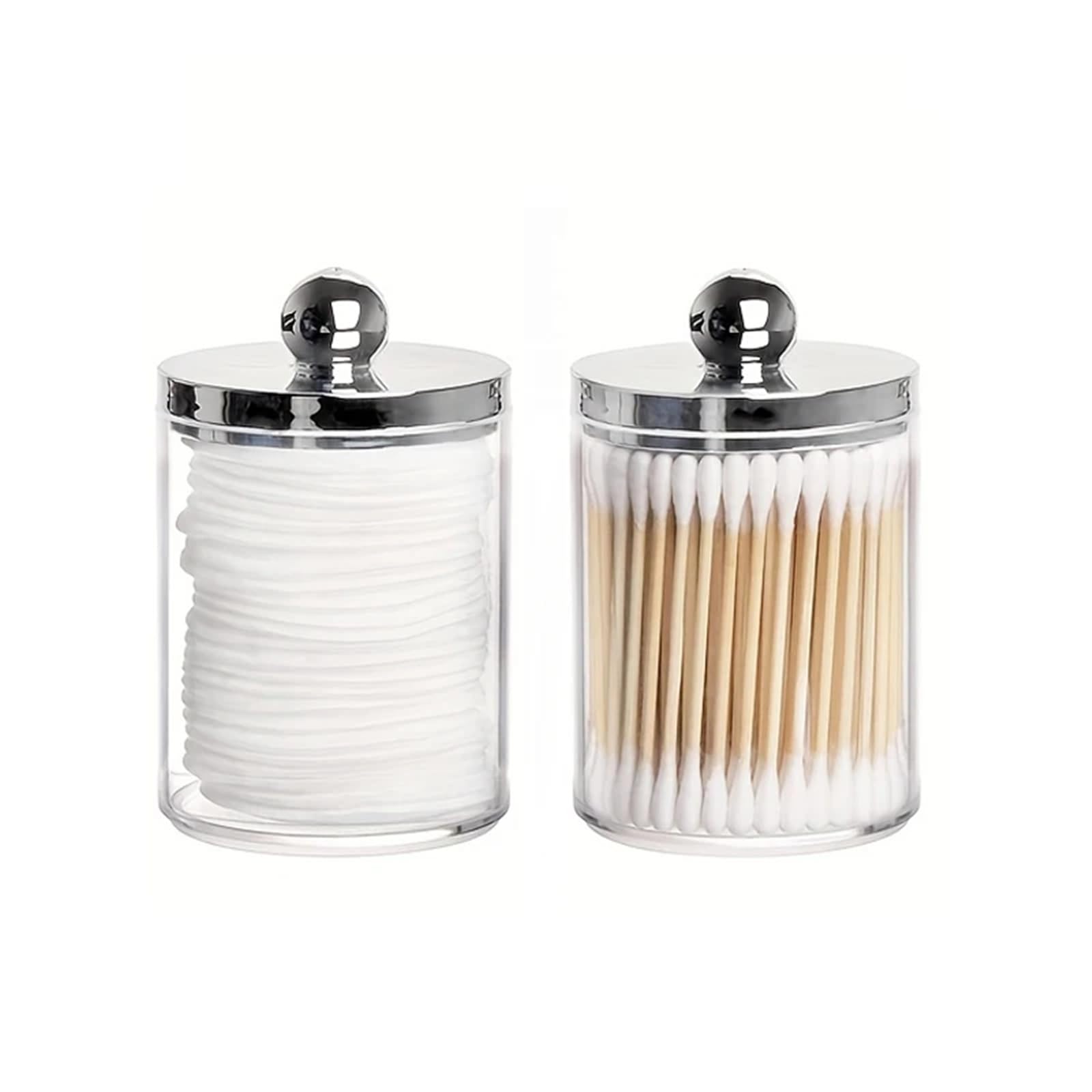 Enmrfvkz 2Pcs Color2 Plastic Cotton Pad Holder