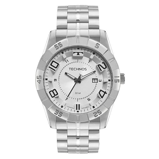 Relógio Technos Masculino Racer Prata - 2115MXL/1K