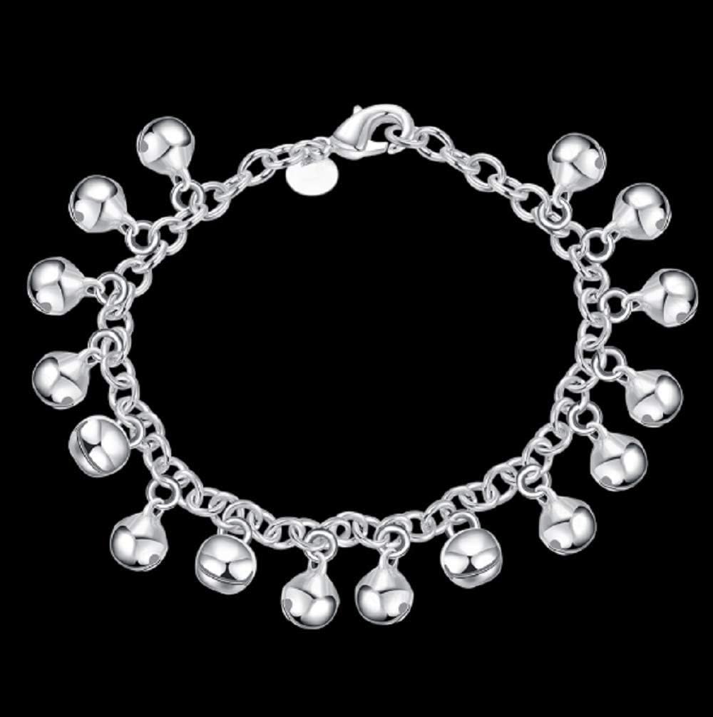 925 Sterling Silver Popular Silver Jewelry Silver Jewelry Fashion Boutique Adjustable Bell Chain Bracelet Ladies Bracelet - Image 2