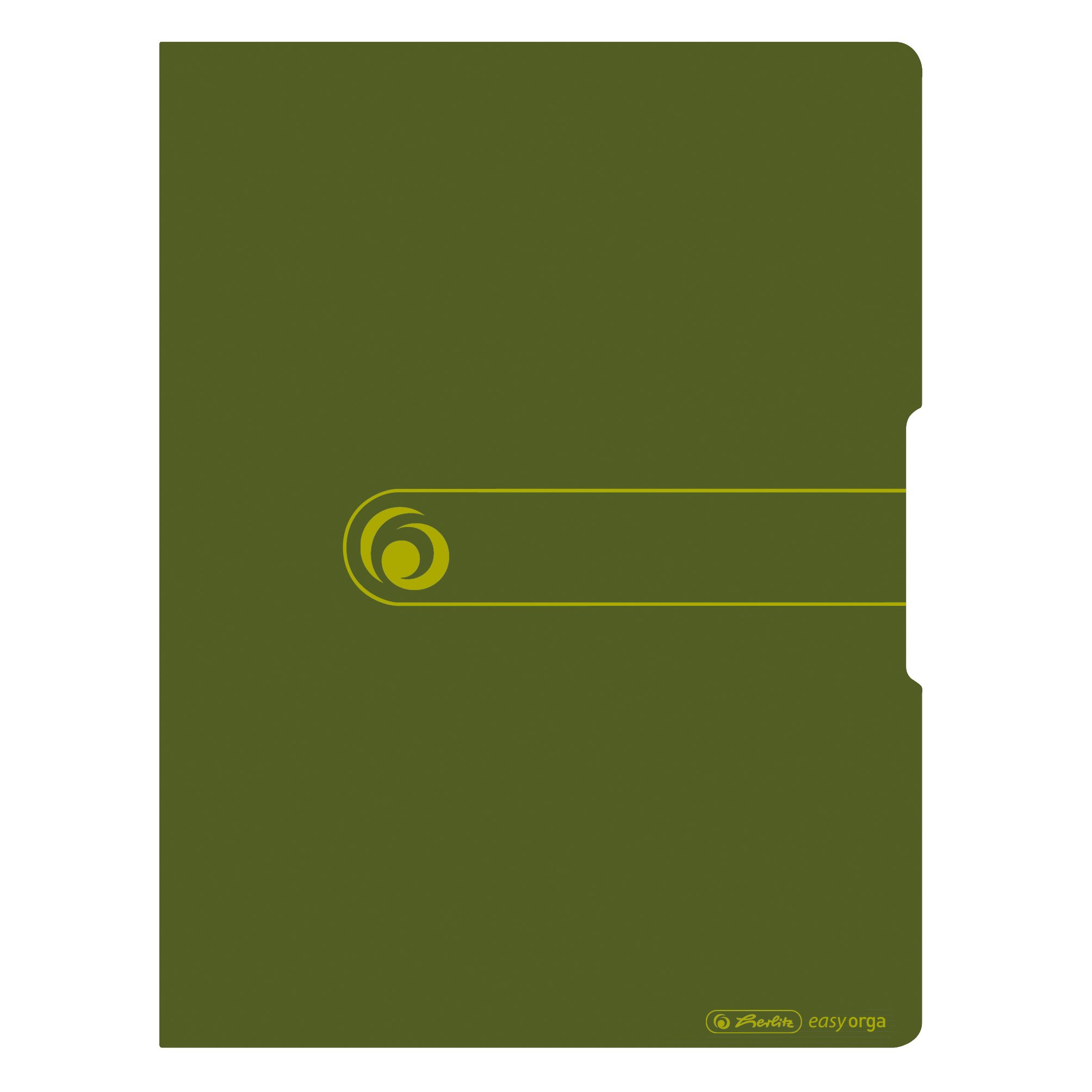 Herlitz A4 Recycling Display Book - Dark Green (20 folder)
