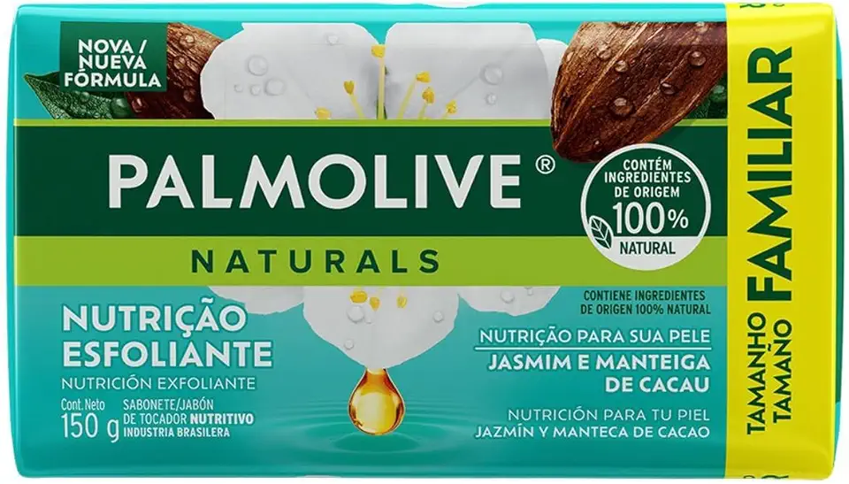 Palmolive Sabonete Em Barra Naturals Esfoliação Delicada 150G