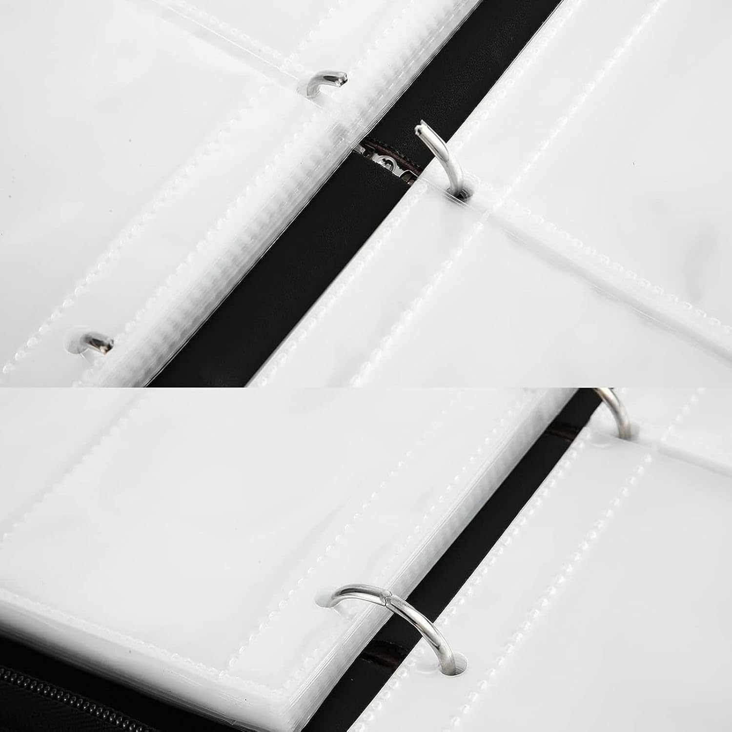 Carpeta Con Anillas De 50 Páginas Y 400 Tarjetas, Funda De Piel Sintética Con Cremallera, Compatible Con Tarjetas De Béisbol, Fútbol, Yu-Gi-Oh Y Juegos De Cartas