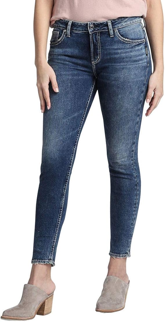 Avery Curvy Fit High Rise Skinny Jeans 