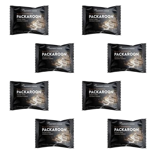 Miniatura 3 de Heather's Choice Packaroons, bocadillos veganos sin gluten envueltos individualmente para mochileros, campamentos, senderismo y viajes