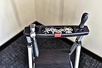 Vista 7 de Rubbermaid Escalera de 2 escalones, Taburete Escalón Plegable Ligero de Aluminio con Superficie Superior para Proyectos, Plateado, Probado según