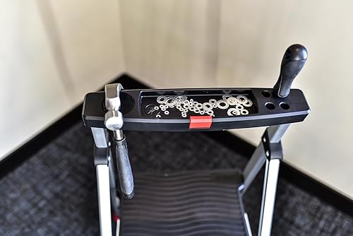 Miniatura 7 de Rubbermaid 2-Step Ladder, Aluminum Lightweight Folding Step Stool with Project Top, Silver, Tested to US Safety Standards, No