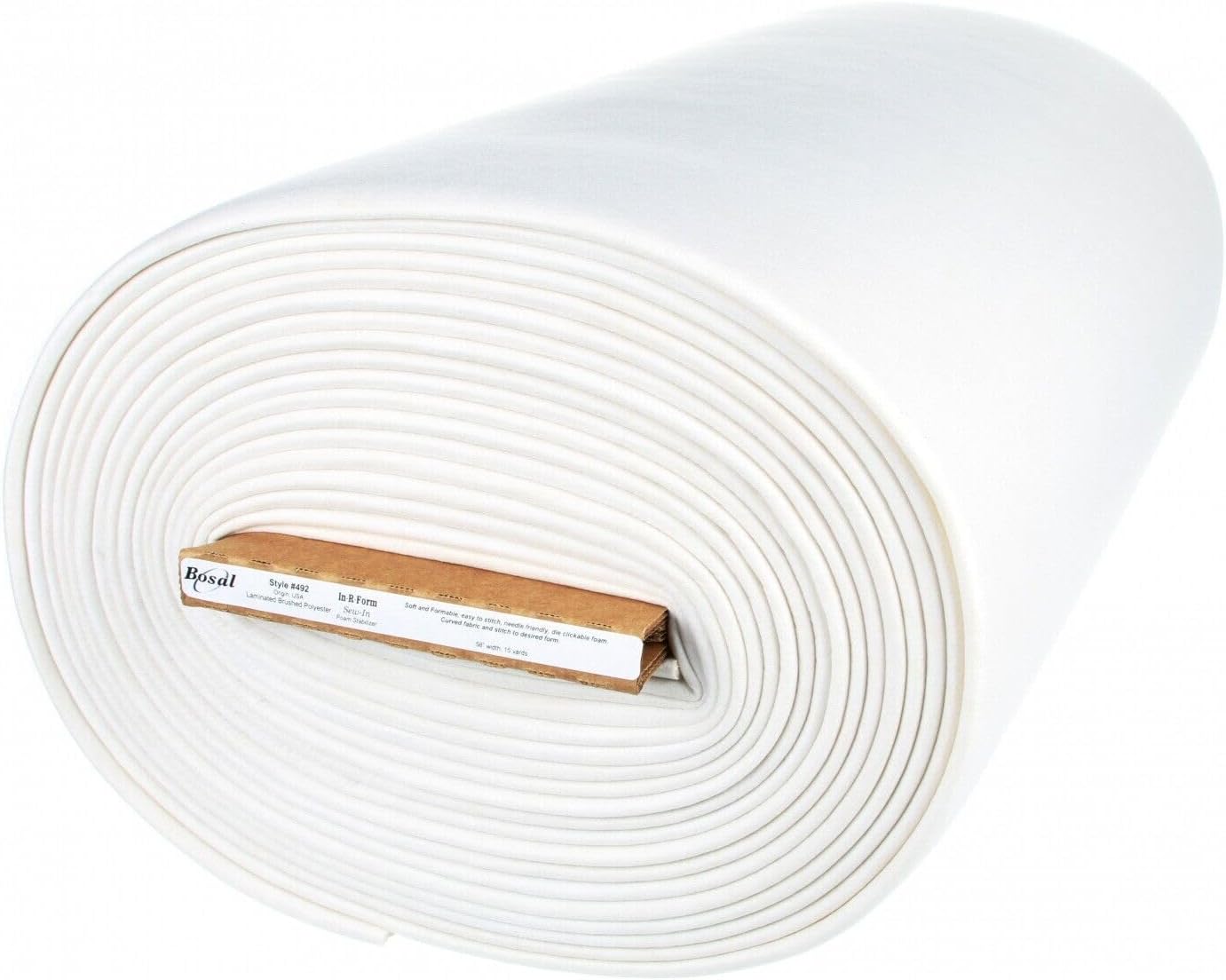 Bosal 492 inRForm Foam, Sew in Stabilizer White 58” Inch Wide x 1