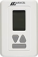 Coleman Airxcel 9430A3372 Digital Wall Thermostat for RV - Single Stage Heat/Cool Control, White