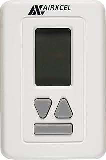 Coleman Airxcel 9430A3372 Digital Wall Thermostat for RV - Single Stage Heat/Cool Control, White