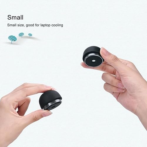 Miniatura 5 de INGVY Laptop Stand for Desk Magnetic Mini Laptop Stand Protable Mushroom Holder Foldable Cooler Non-Slip Notebook Bracket for Color  Green