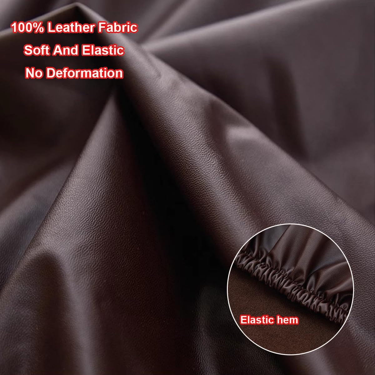 Copritestiera Letto Matrimoniale Ecopelle Copri Testata Letto Matrimoniale/Singolo Una Piazza E Mezza Elastica Universale Copertura per Testiera per Letto Protezione(Taupe,180-200cm)