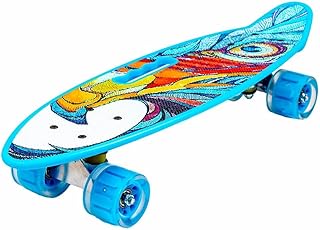 لوح تزلج ملون بأشكال مختلطة من دريم لاند، أزرق، 213