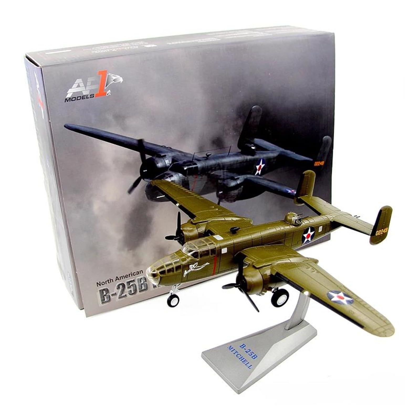 Amazon | 飛行機 模型 完成品 1:72 ミッチェル B-25B 爆撃機完成合金