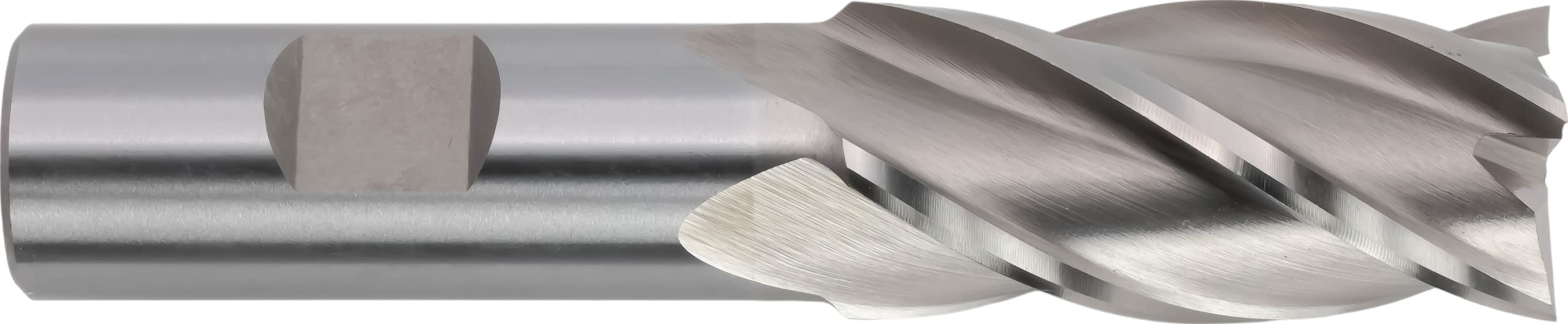 CME 5 pcs M42 Cobalt End Mills, Square Nose, Bright (Uncoated) Finish, 7/8