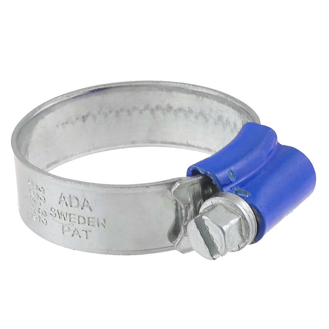 Aexit Adjustable Stainless Clamps Steel Worm Drive Blue Band Hose Strap Clamps Clamp 22mm-32mm