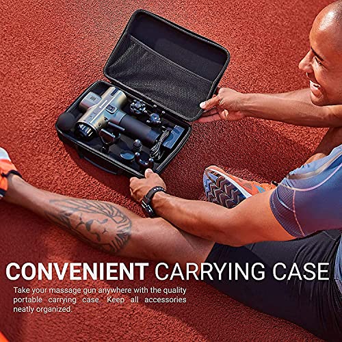 Massage Gun Massager Back Pain - Muscle Massage Gun - Deep Tissue Percussion Massager Gun For Athletes, Body, Back, Neck - Percussive Massage Gun - Fascia Gun - 8 Massage Heads 20 Speeds Power Motor #TOP2