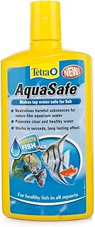 Tetra AquaSafe - Qualitäts-Wasseraufbereiter für fischgerechtes und naturnahes Aquariumwasser, neutralisiert fischschädliche Stoffe im Leitungswasser, 500 ml Flasche