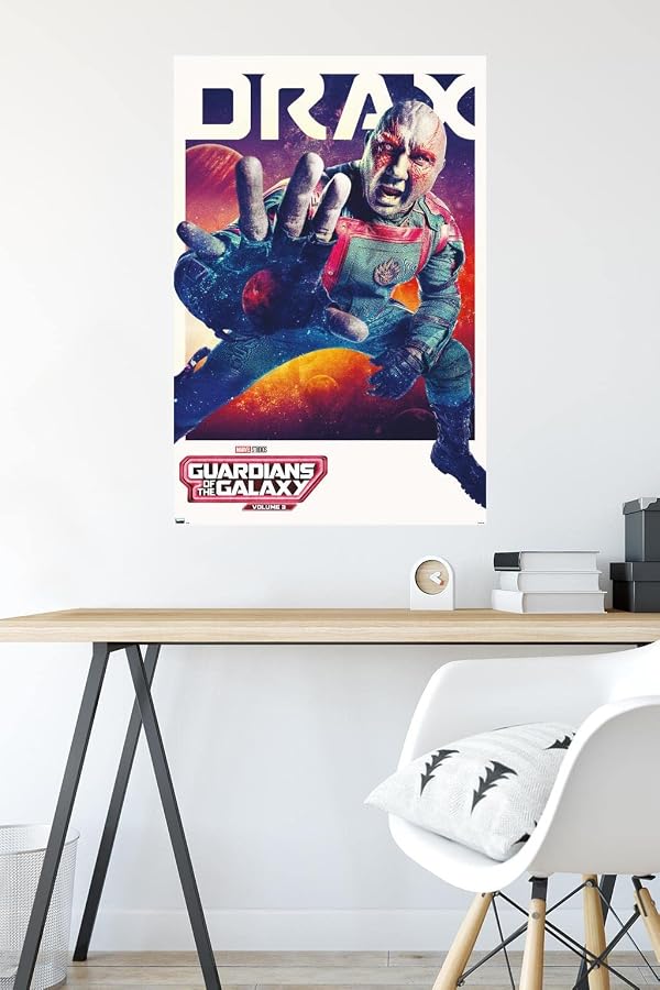 Trends International Marvel Guardians of the Galaxy Vol. 3 - Drax One Sheet Wall Poster, 34L x 22.4W, Premium Unframed Version by Trends International - Used condition - Image 4