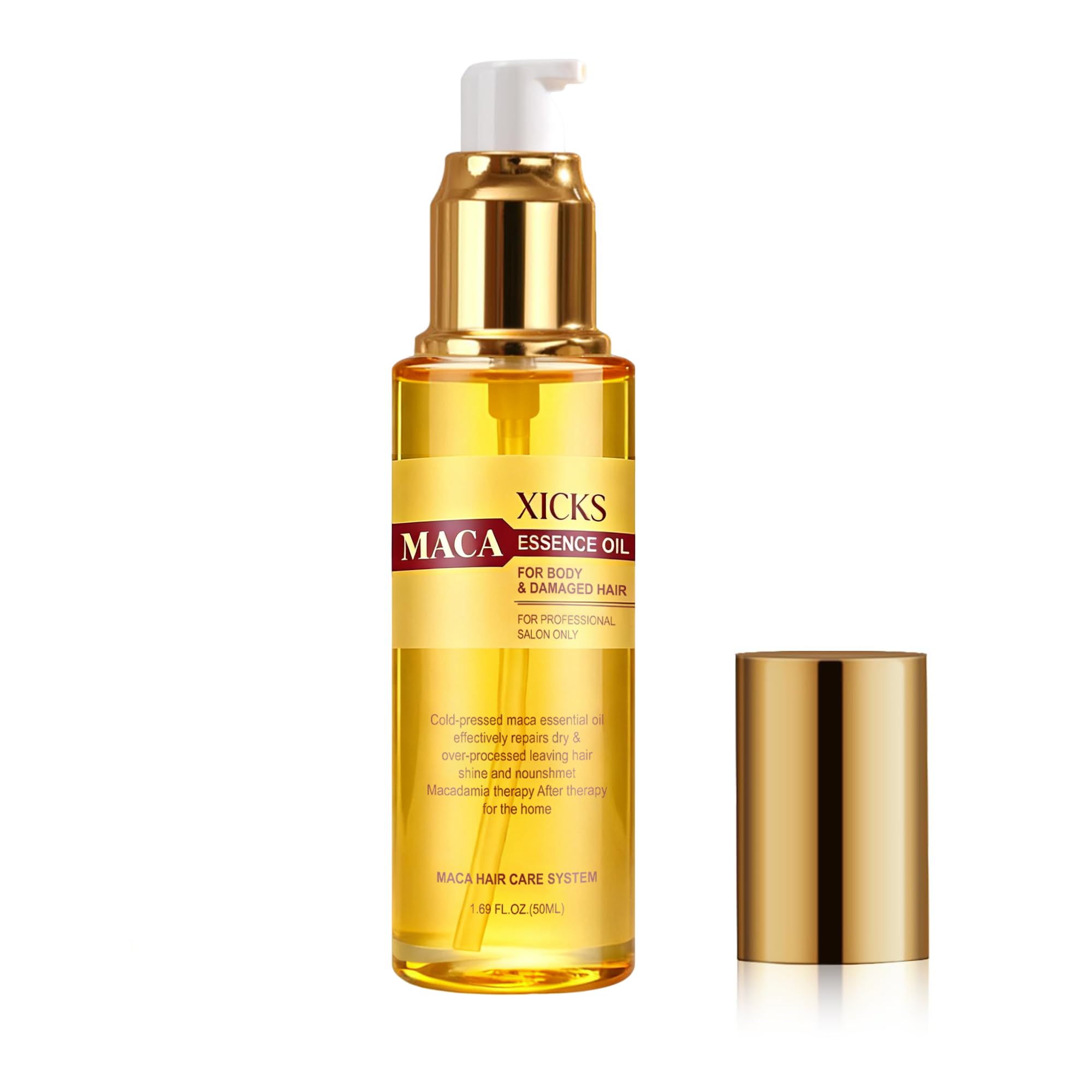 Amazon.com: Xicks Maca Essence Oil, 1.69 FL OZ, Damaged Hair