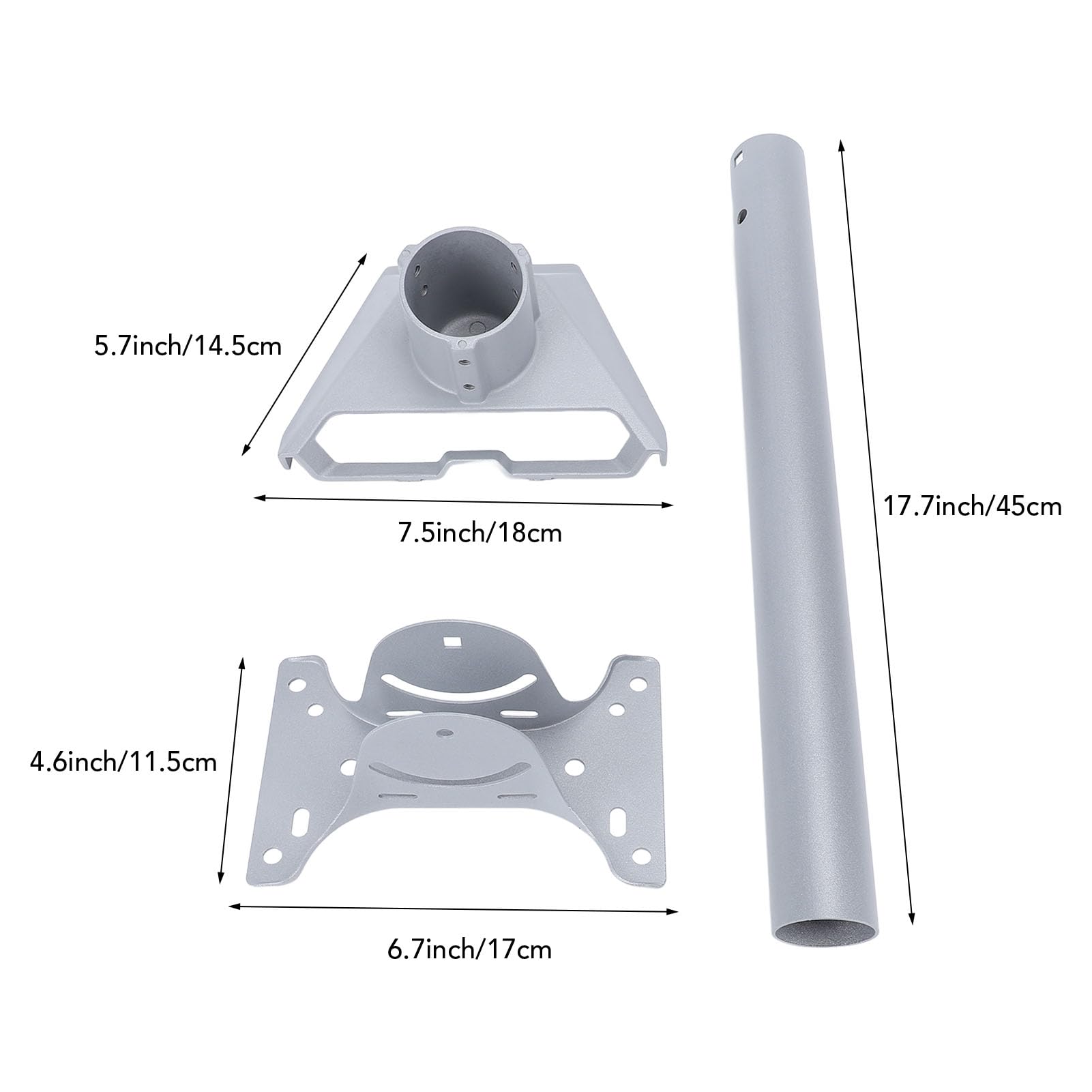 Gen 3 Kit de Support de Toit Lourd pour L'antenne en Liaison étoilée, Conception Réglable, Installation Facile avec Tout Matériel et Instructions, Matériau en Acier en Alliage