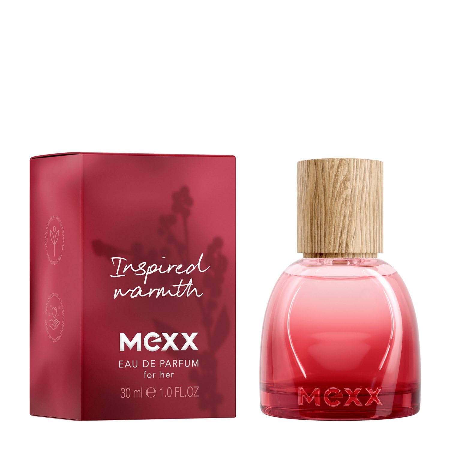 Mexx Inspired Warmth Woda Perfumowana dla Kobiet o Owocowo-Ambrowym Zapachu, 30 ml