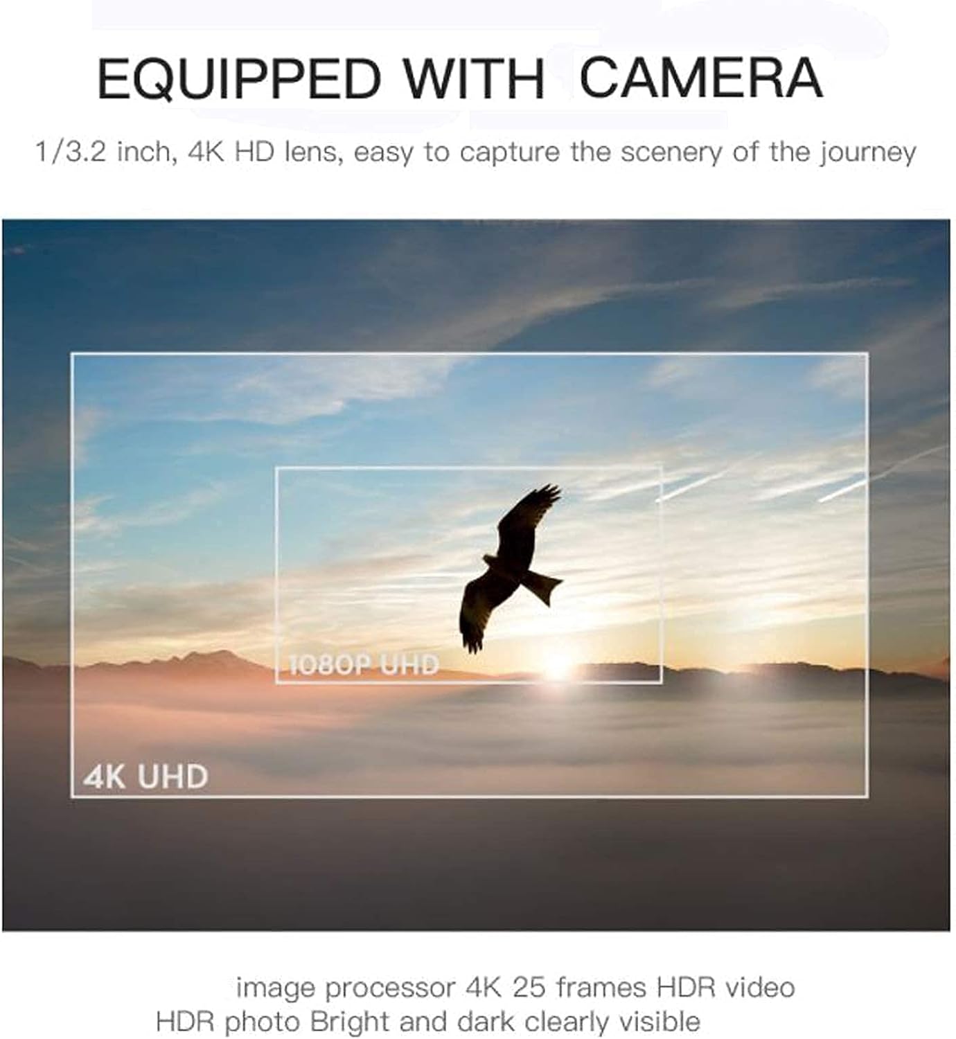 Drone with Camera 3 Gimbal Drone with EIS Anti Shake 4k UHD Camera for Adults 5GHz Live Video Rc Quadcopter Dual Cameras Three Batteries Carrying Case