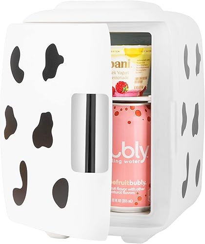 Vista 2 de Cooluli Mini nevera eléctrica, enfriador y calentador (4 Litros/ 6 latas): AC/DC Portátil, sistema termoeléctrico con exclusiva opción de banco