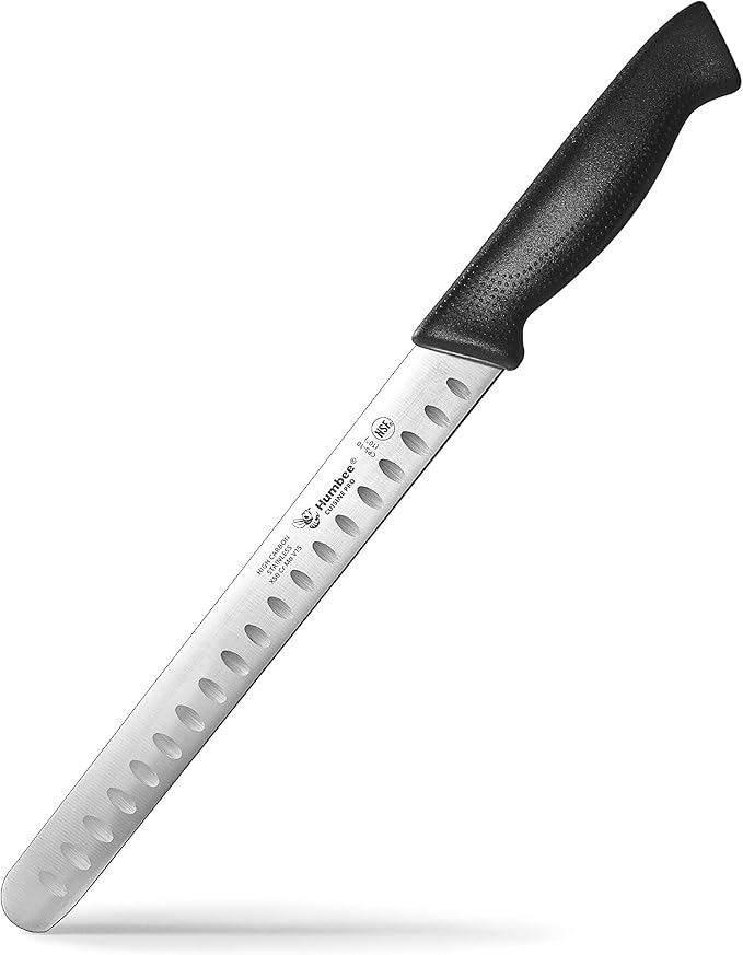 HUMBEE Chef Carving Knife With Granton Edge Cusine Pro Chef