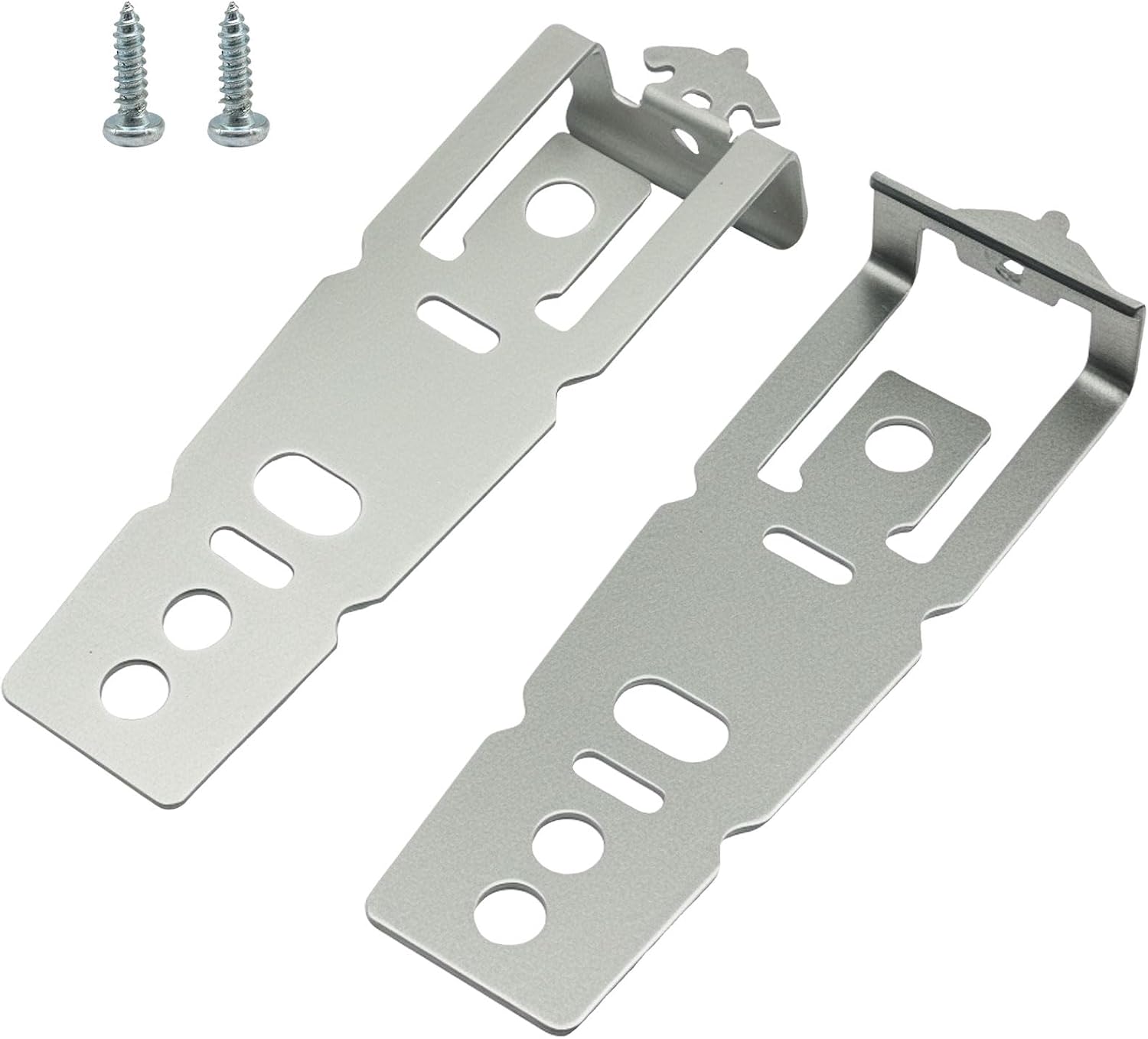 2 Pack WD01X27759 Dishwasher Mounting Bracket with Screws, Stainless Steel Bracket For Dishwasher Replacement Parts