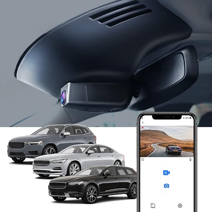 Fitcamx 4K Dash Cam Suitable for Volvo S90 V90 2017-2021