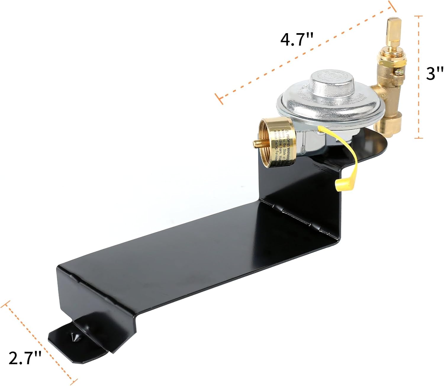 64865 Grill Valve Regulator Assembly for Weber Q2000 Q2200 Valve Regulator Replacement Parts for Weber 54060001 53060001 54060301