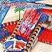 Spider Race Track Toys for Boys 4-6 - Monster Truck Toys for 3 4 5 6 7 8 Year Old Boys Girls, Toddler Tracks Playset with 2 Electric Spider Cars, Kids Christmas Birthday Gifts Age 3-4 3-5 6-8 (212PCS)
