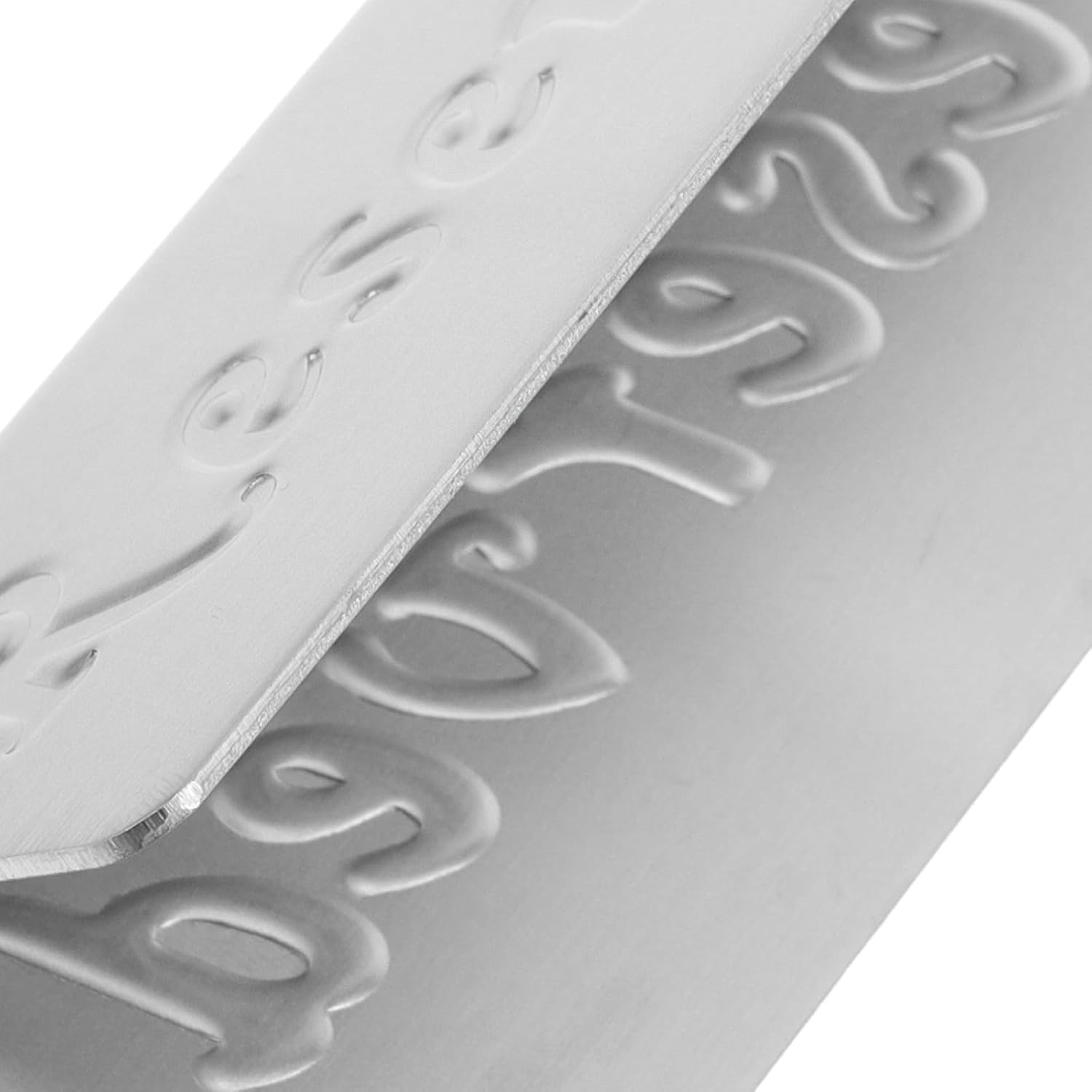 KALLORY 2pcs Stainless Steel Tabletop Reserved Signs, Double-sided Tent Style, Engraved Metal Reservation Cards for Restaurant, Wedding, Party, and Event Table Display