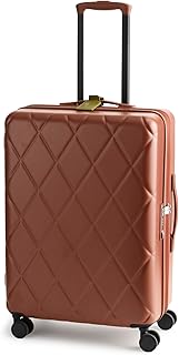 Vera Bradley Hardside Luggage 26 Inch Adair Spinner Suitcase, Cinnamon