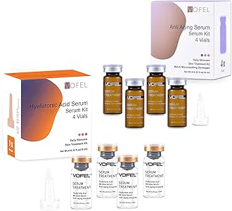 Anti Aging Serum Hyaluronic Acid For Face Bb Glow Starter Kit Ampoules Skin Treatment 0.35 Oz 8 Vials