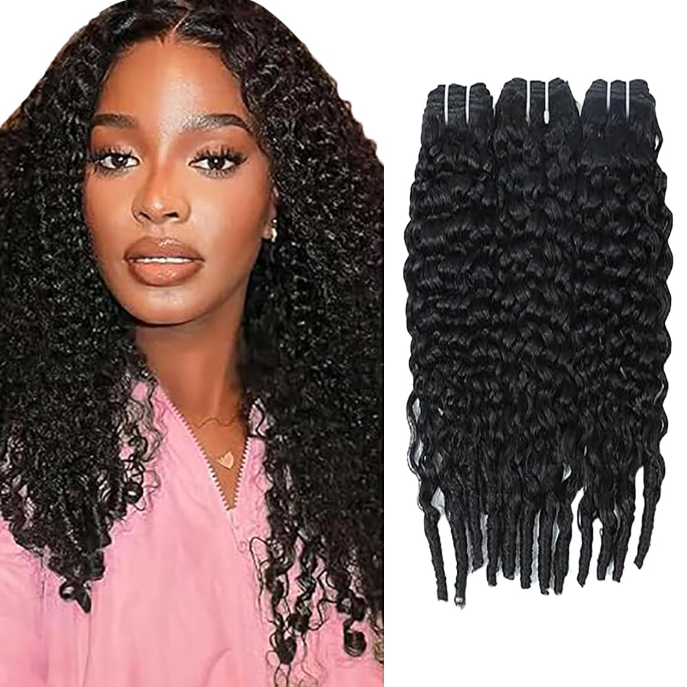 Burmese Curly Wave Bundles Human Hair Capelli Veri Tessitura Human Hair Extensions Capelli Umani Natural Black 100g/PC 300G Double Weft 3 Bundles for Women 28 30 32 Pollici