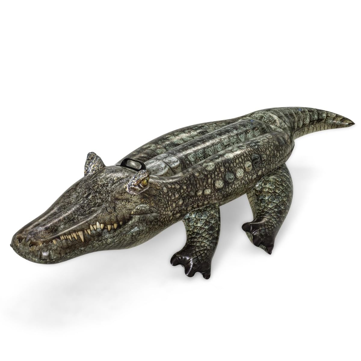 Bestway Crocodile Pool Float, Kids Inflatable Ride-On with Handles, Swimming Pool and Beach Toy - Image 2