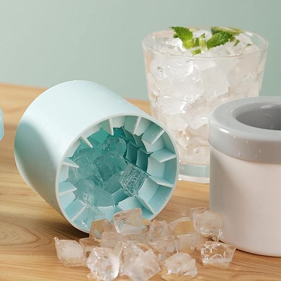 Amazon.com: Mini Ice Cubes Maker, Decompress Ice Lattice,Cylinder 3D ...