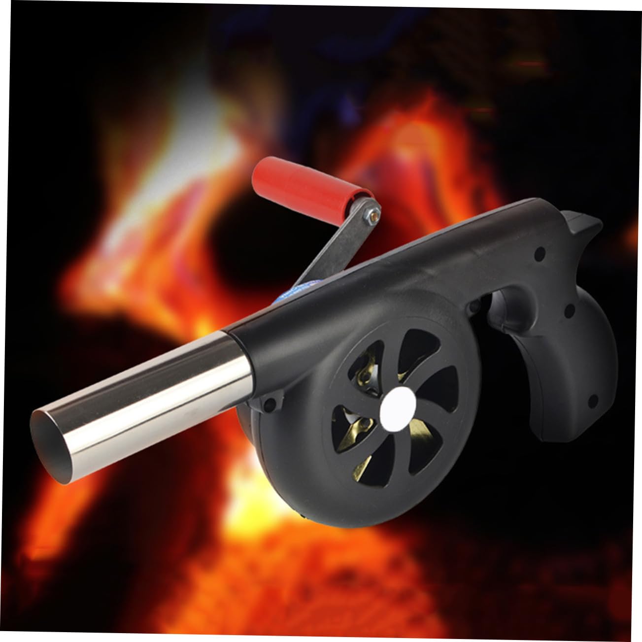 Soffiatore Manuale Barbecue Portatile con Manico Staccabile e Resistente al per Bbq Accesorio Leggero e per e Fuochi all