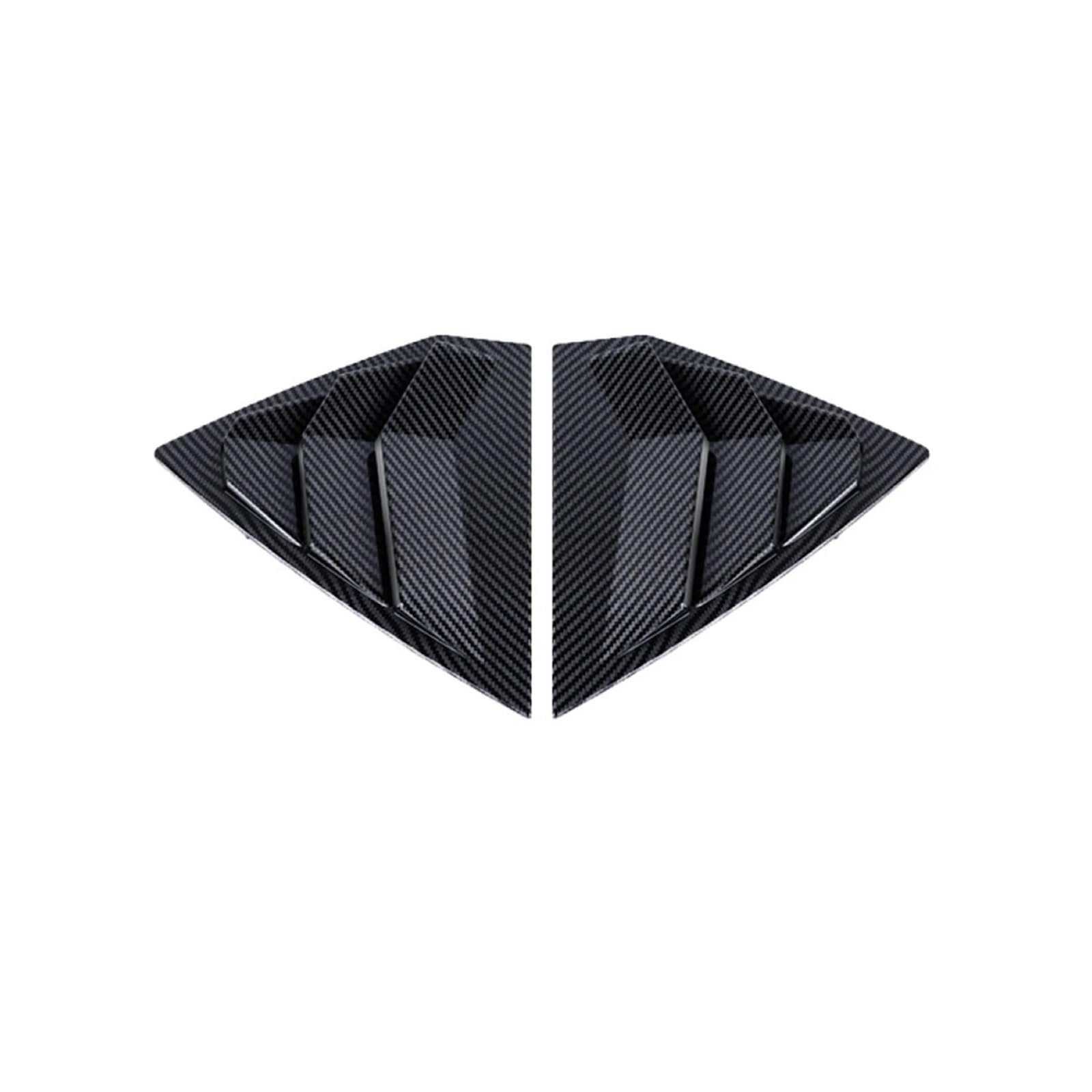 Car Side Shutter Cover Trim Sticker,Fit For Buick, Regal Opel Insignia B 2017-2023 Rear Louver Window Back window louver shield(Carbon)